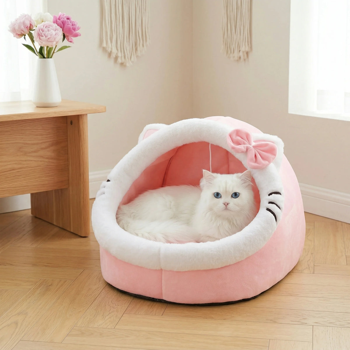 Cozy Smart Plush Cat House