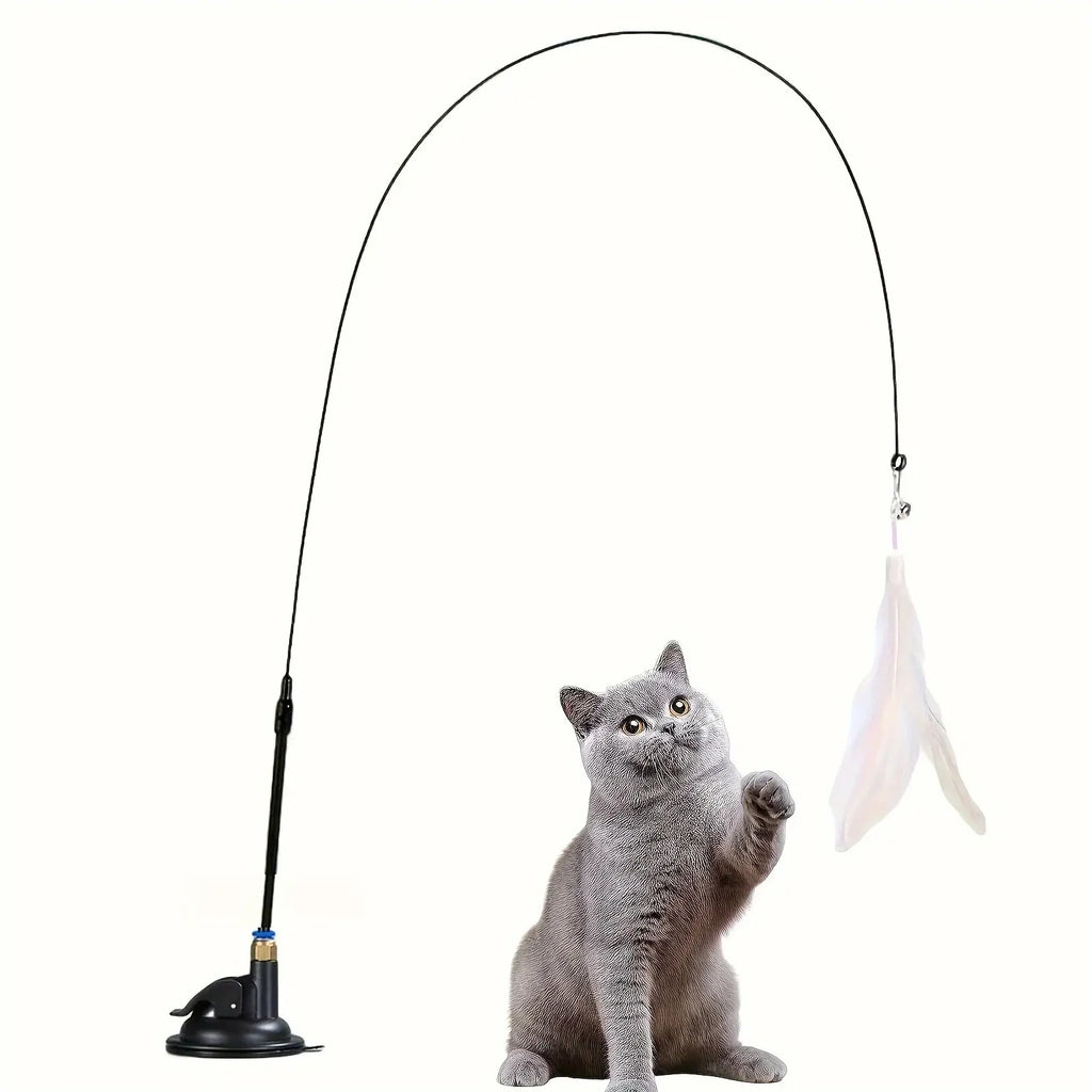 Interactive Feather Cat Toy