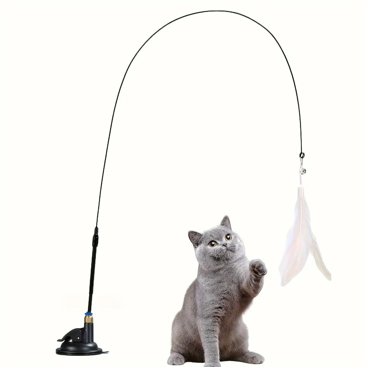 Interactive Feather Cat Toy