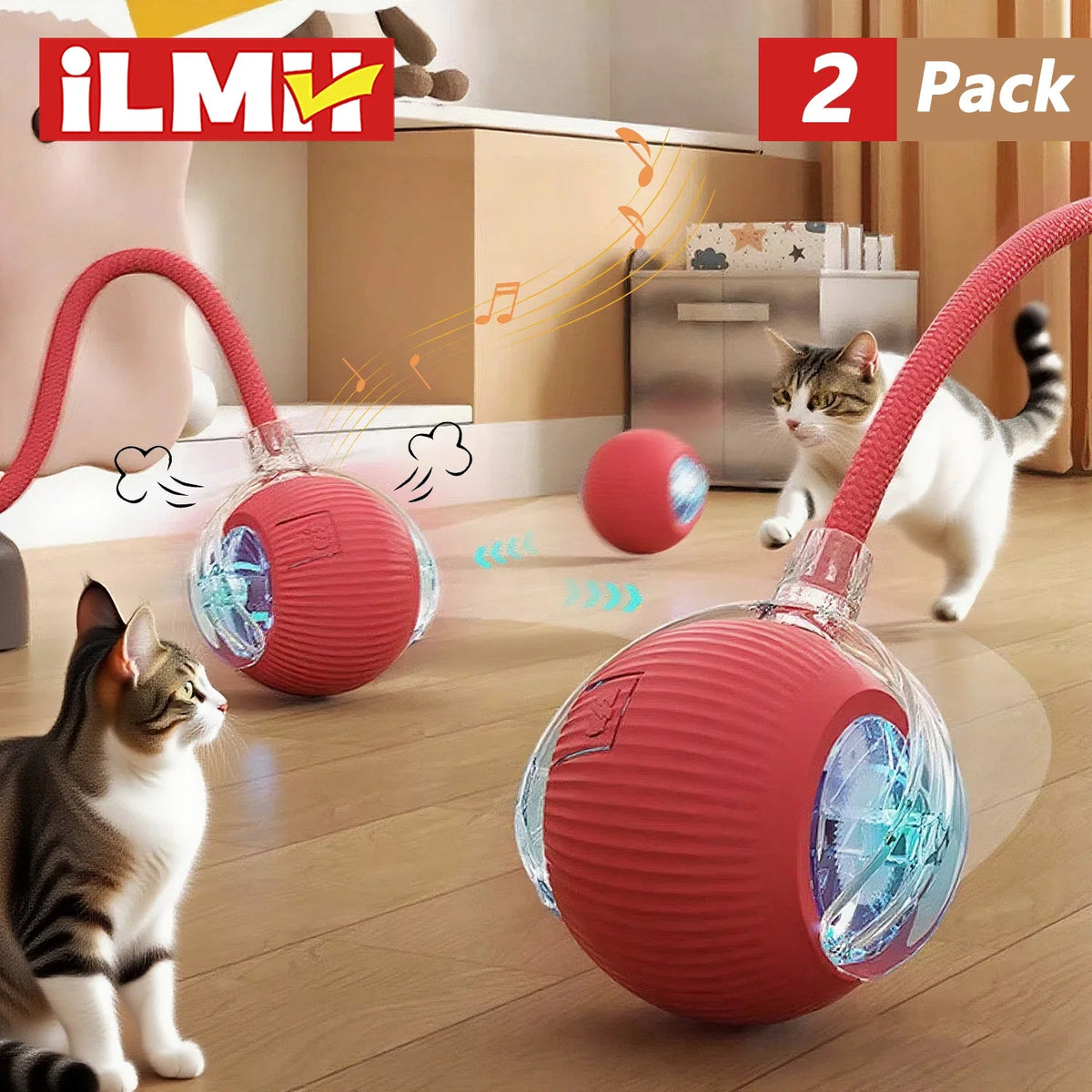 Interactive Cat Ball