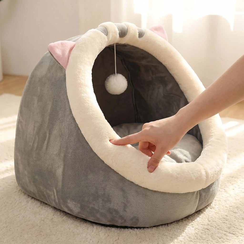 Cozy Smart Plush Cat House