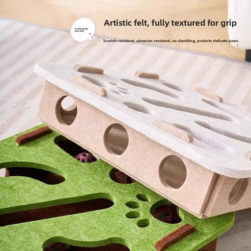Interactive Cat Scratcher & Play House