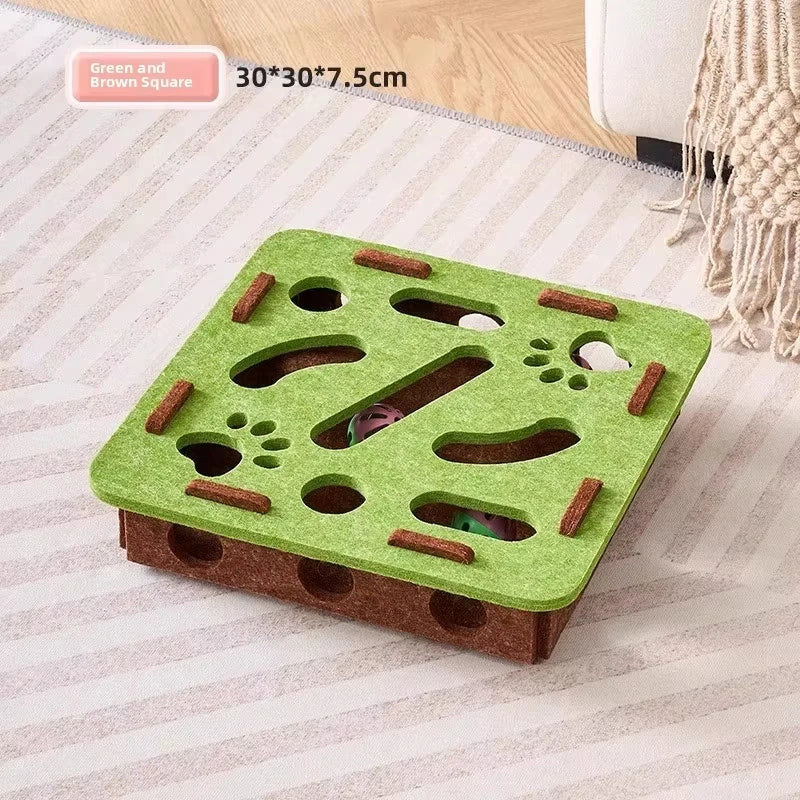 Interactive Cat Scratcher & Play House