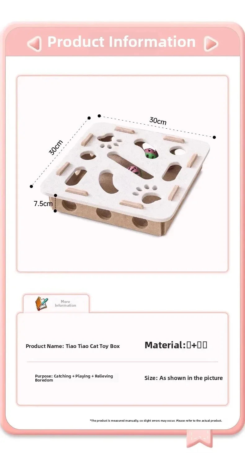 Interactive Cat Scratcher & Play House