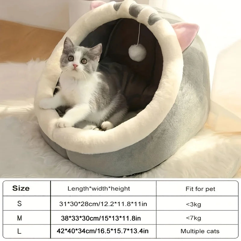 Cozy Smart Plush Cat House