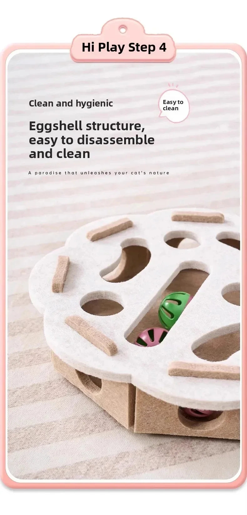Interactive Cat Scratcher & Play House