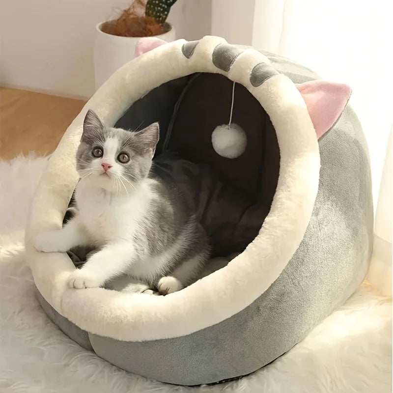 Cozy Smart Plush Cat House